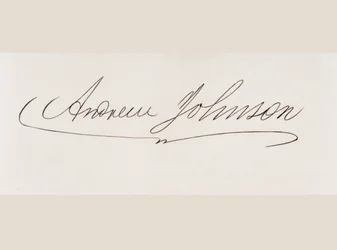 Signature of Andrew Johnson